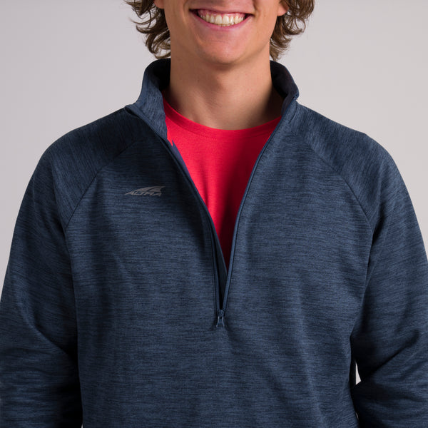 half zip running pullover